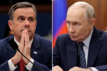 Šéf CIA John Ratcliffe a ruský prezident Vladimir Putin. FOTO: REUTERS