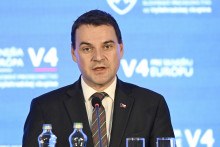 Český minister zahraničných vecí Petr Macinka považuje za dôležité, aký postup zvolí víťazná AfD. FOTO: TASR/Pavel Neubauer